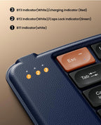 (MSRP $51.99) ProtoArc XK03 Split Foldable Bluetooth Keyboard – Ultra-Slim, Ergo