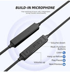 (NEW MSRP $15.99) MORMOQUE EP-06 USB-C Earbuds, HD Mic u0026 Noise-Cancelling