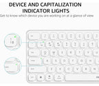 MSRP $29.99) Ultra-Slim Wireless Keyboard with Silent Keys – Compact & Portable