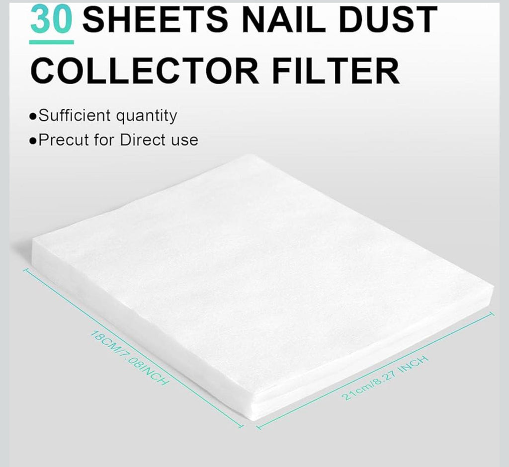 MSRP $94.99) L’UGX Professional Nail Dust Collector: 600PA, 10 Speeds,30 Filters