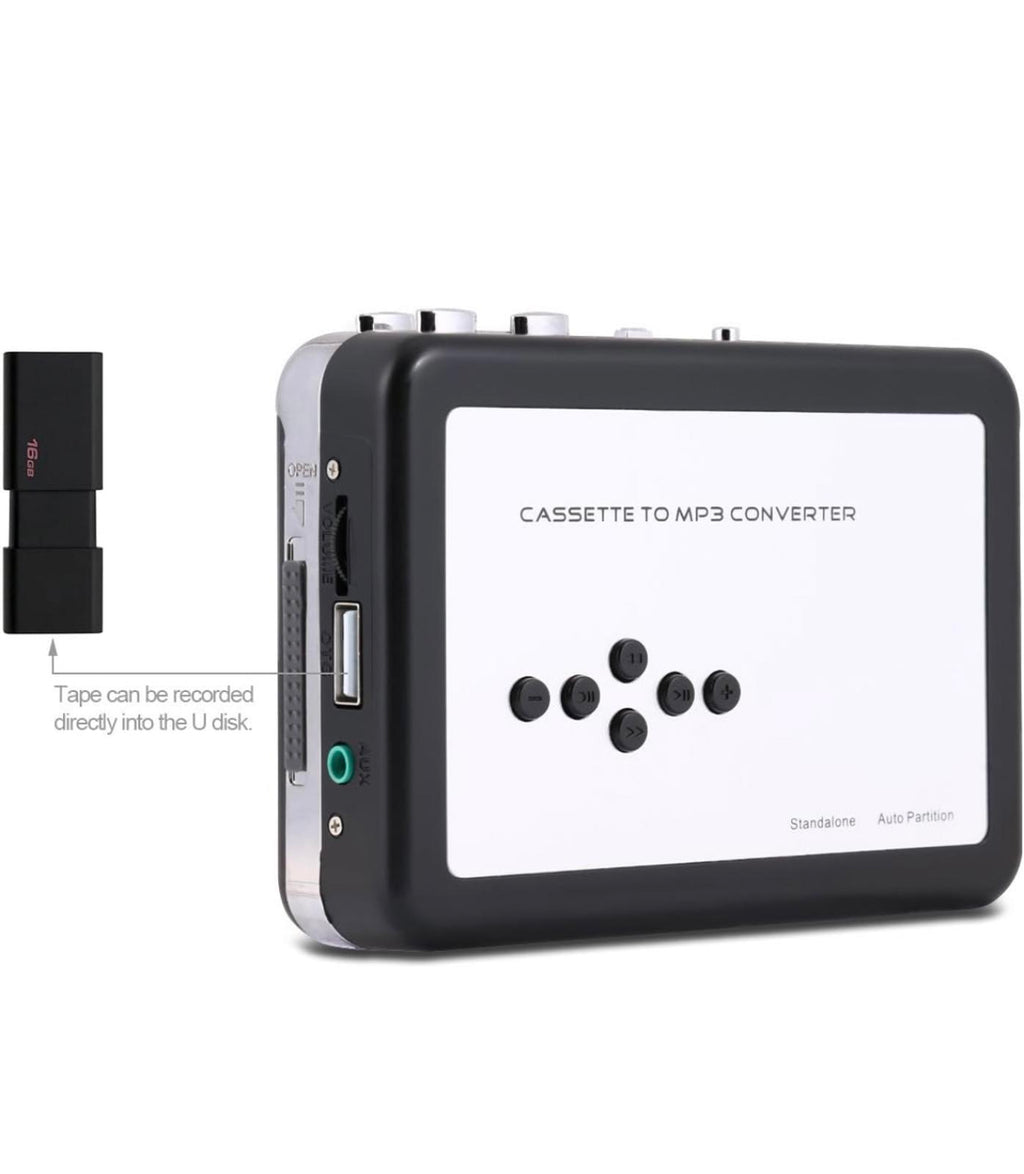 (MSRP $34.99) Reshow Cassette to MP3 Converter – Standalone USB Recorder