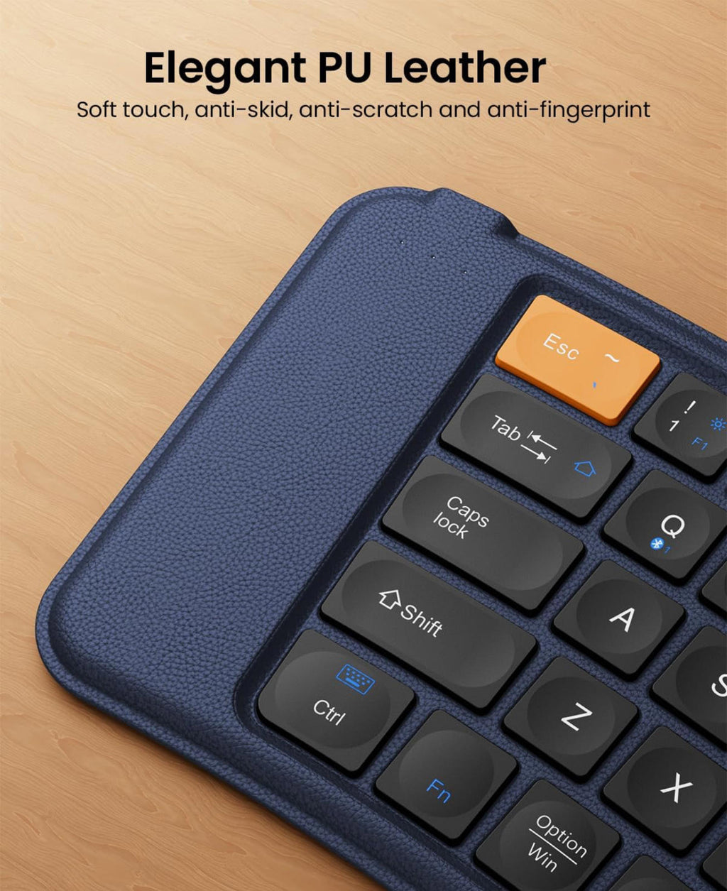 (MSRP $51.99) ProtoArc XK03 Split Foldable Bluetooth Keyboard – Ultra-Slim, Ergo