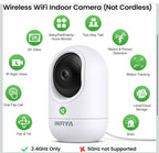 (MSRP $59.99) Infiya 2K Indoor 360° Security Camera – Motion Track, One-Tap Call