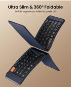 (MSRP $51.99) ProtoArc XK03 Split Foldable Bluetooth Keyboard – Ultra-Slim, Ergo