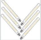 (MSRP $39.95) Pack of 6: 12W Edison-Style LED T10 Tubular Bulb – Dimmable E26