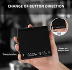 (MSRP $39.99) 3BOMBER Mini Coffee Scale – Rechargeable 0.1g Precision w/Timer