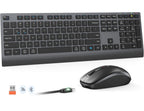 (MSRP $39.99) MEETION C2000 Keyboard & Mouse Combo – Bluetooth/2.4G, 300 h Use ⚡