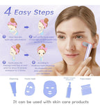 (NEW MSRP $26.59) Fxtiaa 7-in-1 LED Red Light Therapy Wand for Face & Neck
