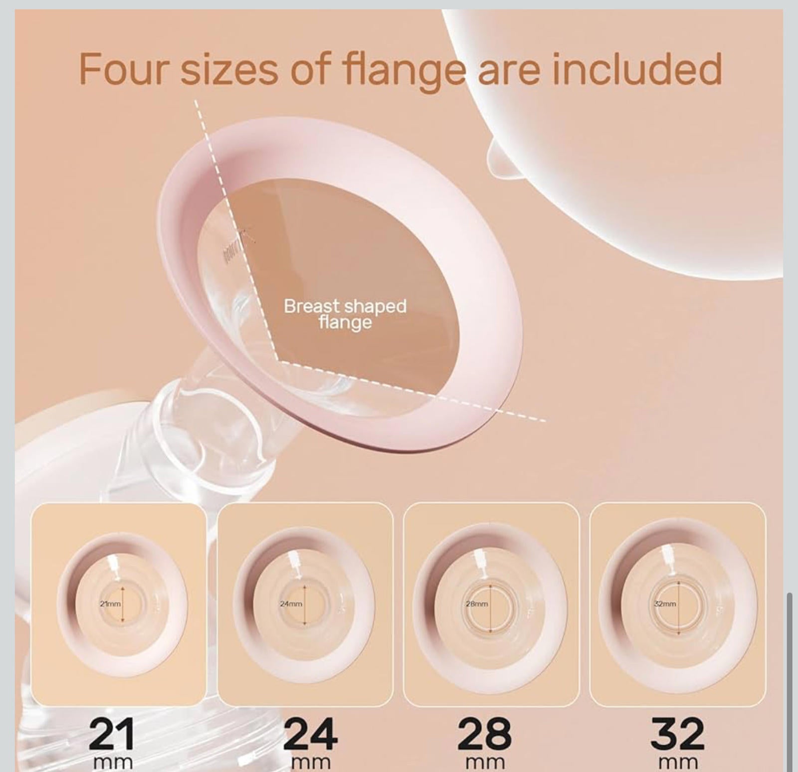 (MSRP $89.99) NCVI Double Electric Breast Pump – 4400mAh Battery, Night Light