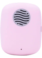 (MSRP $19.99) Mini Travel Toothbrush Case – Air Drying Fan+UV Drying Lamp (Pink)
