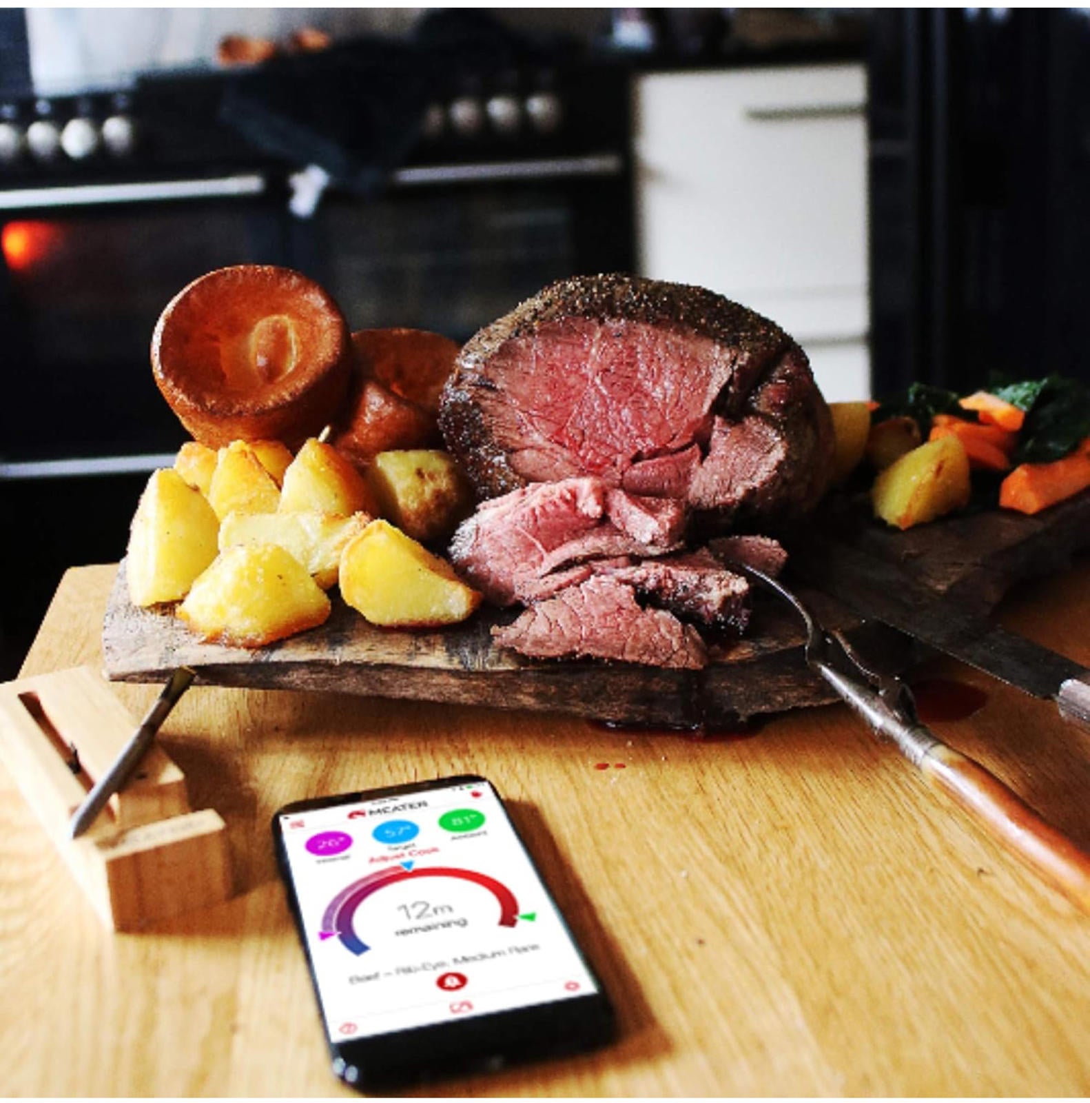 (MSRP $69.99) MEATER Original Wireless Smart Meat Thermometer – Bluetooth & WiFi