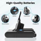 (MSRP $34.79) OHZHAO 25.2V 7200mAh Li-ion Battery for Dyson V8 - Smart-Protected
