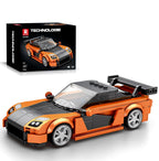 (NEW MSRP $25.99) Reobrix Mazda RX-7 Building Block Kit – 1:24 Scale Racing Car