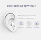 (MSRP $19.99) 2pk iPhone Earbuds w/Lightning Connector, MFi Certified, Remote