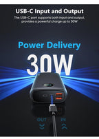 (NEW MSRP $39.99)  40000mAh Power Bank QC4.0 u0026 PD30W with LED Display