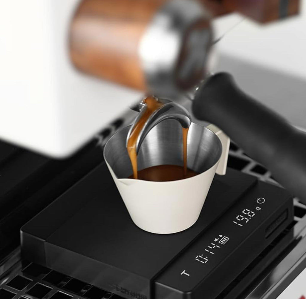 (MSRP $39.99) 3BOMBER Mini Coffee Scale – Rechargeable 0.1g Precision w/Timer