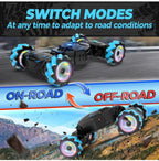 (MSRP $54.99) Gesture RC Stunt Car – 2.4 GHz 4WD, 360° Spins, Lights & Music