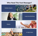 (NEW MSRP $39.99)  EMS Foot Massager TENS, LCD Screen & 2-in-1 Foot/Body Pad