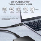 (NEW) Welldiea USB‑A to USB‑C OTG Adapter 4‑Pack – USB 3.0 Fast Pass‑Through