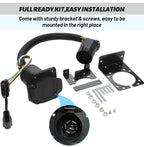 (MSRP $39.99) MECMO 7-Way to 4-Way Trailer Adapter – Dual Output, USCAR Plug 🌟