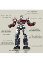 (NEW, MSRP $36.95) Optimus Prime Transformers Toys Rise of The Beasts, 7.87 Inch