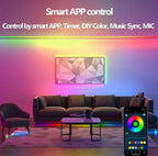 (MSRP $29.99) RGB+IC Neon Rope Lights – 6.6 ft USB-Powered Flexible LED Strip